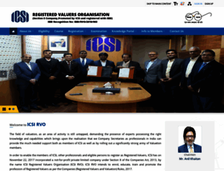icsirvo.in screenshot