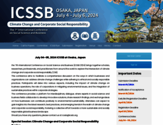 icssb.org screenshot