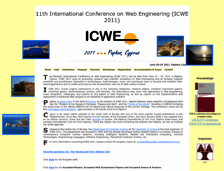 icwe2011.webengineering.org screenshot