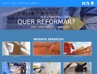icxconstrucoes.com.br screenshot