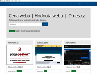 id-nes.cz screenshot