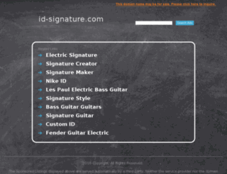 id-signature.com screenshot