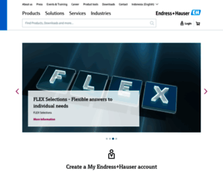 id.endress.com screenshot