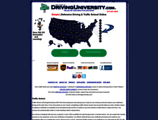 idaho.drivinguniversity.com screenshot