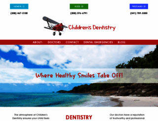 idahochildrensdentistry.com screenshot