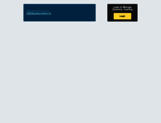 idbibankonline.in screenshot