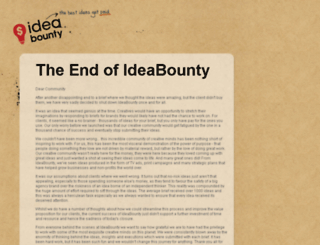 ideabounty.com screenshot