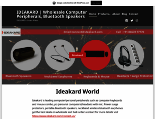 ideakard.wordpress.com screenshot