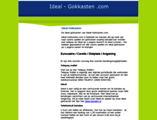 ideal-gokkasten.com screenshot