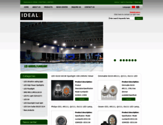 ideal-leds.com screenshot