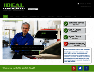 idealautoglassflorida.com screenshot