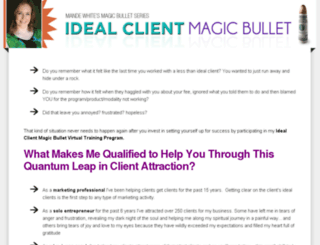 idealclientmagicbullet.com screenshot