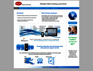 idealemail.net screenshot