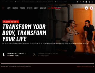 idealfitness.ie screenshot