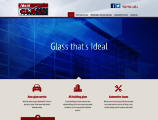 idealglassfonddulac.com screenshot