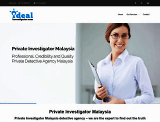 idealinvestigator.com screenshot