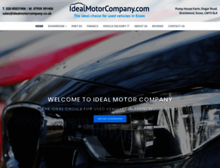 idealmotorcompany.com screenshot