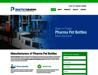 idealpetindustries.com screenshot