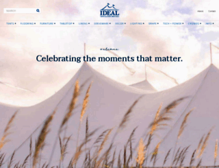 idealweddingandevents.com screenshot