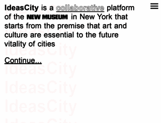 ideas-city.org screenshot