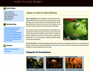 ideas-to-save-money.com screenshot