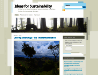 ideas4sustainability.wordpress.com screenshot