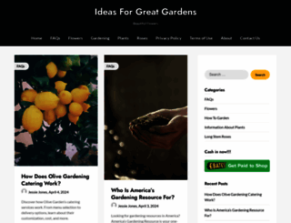 ideasforgreatgardens.com screenshot