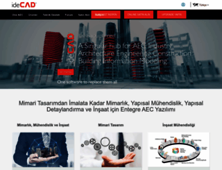 idecad.com.tr screenshot