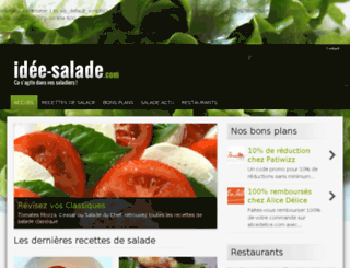 idee-salade.com screenshot
