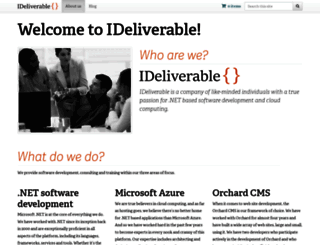 ideliverable.com screenshot