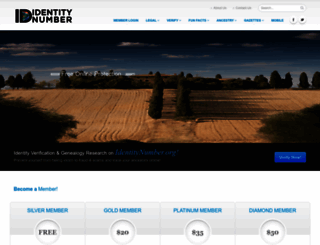 identitynumber.org screenshot