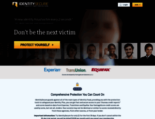 identitysecure.com screenshot