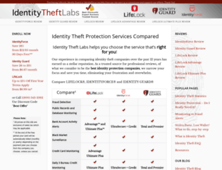 identitytheftlabs.com screenshot