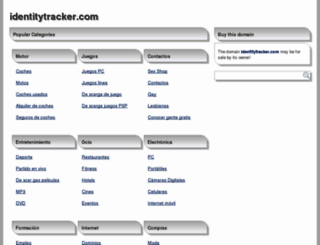identitytracker.com screenshot