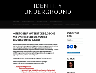 identityunderground.wordpress.com screenshot