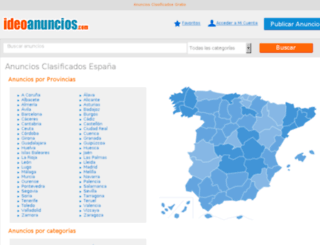 ideoanuncios.com screenshot