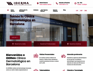 iderma.es screenshot