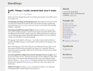 idevblogs.com screenshot