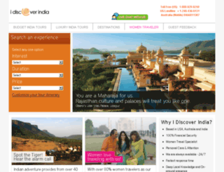 idiscoverindia.com screenshot