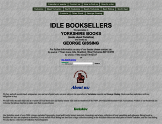 idlebooksellers.co.uk screenshot