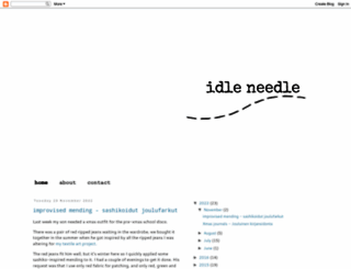 idleneedle.blogspot.fi screenshot