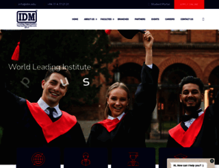idm.edu screenshot