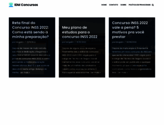idmconcursos.com.br screenshot