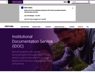 idoc.collegeboard.com screenshot
