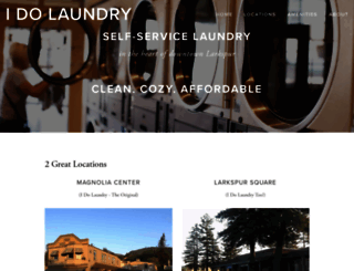 idolaundry-larkspur.com screenshot