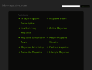 idomagazine.com screenshot