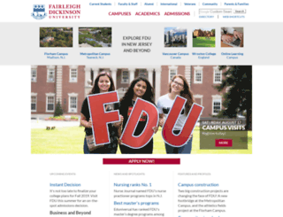 idp.fdu.edu screenshot