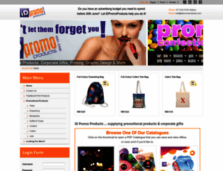 idpromoproducts.com screenshot