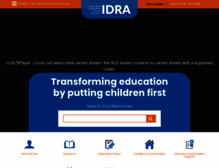 idra.org screenshot