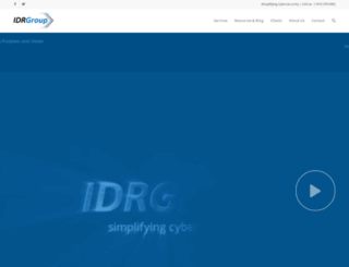 idrgrp.com screenshot